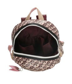 Mooie kids rugtas S van het merk Zebra. Logo print met subtiele glitter. Roze