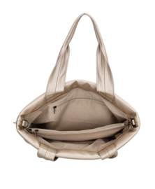 Zebra gewatteerde tas / shopper, leather-look. Medium model Evie. verschillende kleuren