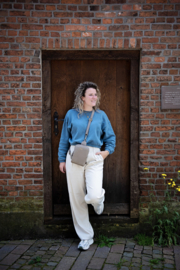 Bag2Bag (Telefoon) tas / crossbody tas. Olijf groen. Model Bodo
