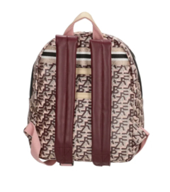 Mooie kids rugtas S van het merk Zebra. Logo print met subtiele glitter. Roze