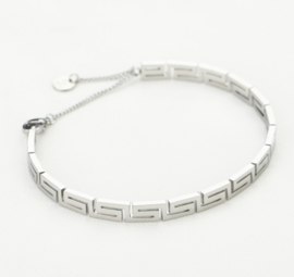 Stainless steel armband/bangle. Fendi look-a-like.