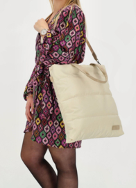 Zebra gewatteerde tas / shopper hoog model. Elske. 5 verschillende kleuren.