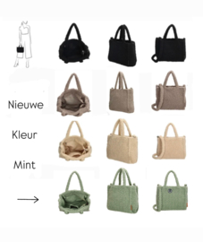 Teddy  tas,  klein model. DIV kleuren.