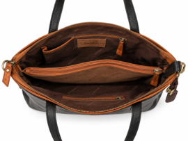 Bag 2 Bag Prachtige  grote tas, model Tiksi,  écht leer.