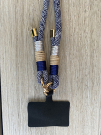 Telefoon koord van dik gemeleerd materiaal. + inlay card