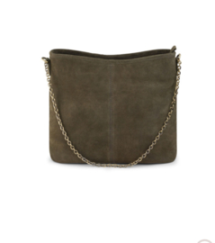 Bag 2 Bag Mooie suède tas Sala, 3 kleuren écht leer.
