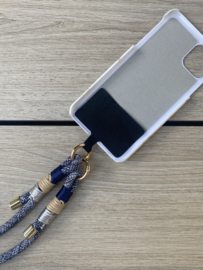 Telefoon koord van dik gemeleerd materiaal. + inlay card