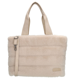 Zebra Bont tas / grote shopper Emma, groot horizontaal model. (laptop) 4 verschillende kleuren.