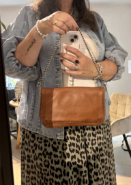 Bag2Bag tas, model Frost. Zwart, Cognac of  Dark Brown