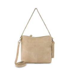 Bag 2 Bag Mooie suède tas Sala, 3 kleuren écht leer.