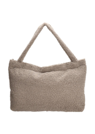 Teddy  tas, grote shopper. Uni Taupe