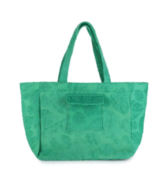 Grote strandtas / shopper van badstof. Verschillende kleuren.