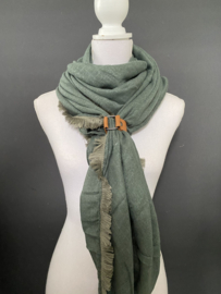 Grote vierkante sjaal. Subtiel snake dessin. 5 kleuren