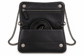 Bag2Bag tas, model Frost. Zwart, Cognac of  Dark Brown