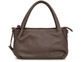Bag 2 Bag medium grote tas, model Clyde,  écht leer.