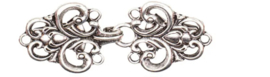 Vest clip brons of zilver.