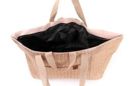 Super grote Shopper / Strandtas / weekendtas. Rosé