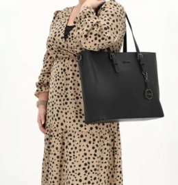 Super leuke “harde” (school) tas  van Charm. Zwart.