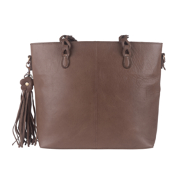 Bag 2 Bag  medium tas “ Noto  “, écht leer. 4 kleuren