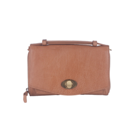 Bag 2 Bag  kleine tas “ Napels  “, écht leer. 4 kleuren