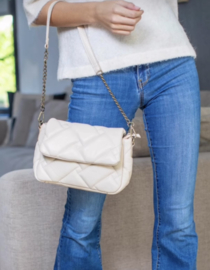 Chabo tas, Florence padded. Offwhite - ecru.