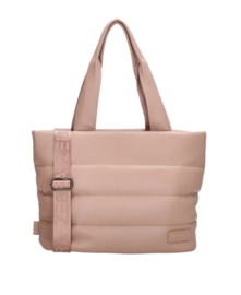 Zebra gewatteerde tas / shopper, leather-look. Medium model Evie. verschillende kleuren