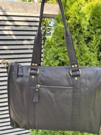 Bag 2 Bag grote werktas / laptoptas, Boston. écht leer. Verschillende kleuren
