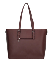 Super leuke “harde” (school) tas  van Charm. Bordeaux rood.
