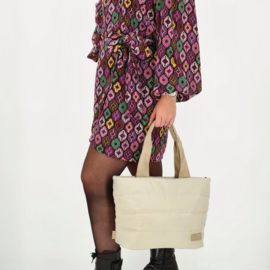 Zebra gewatteerde tas / shopper, horizontaal model. Elske. verschillende kleuren