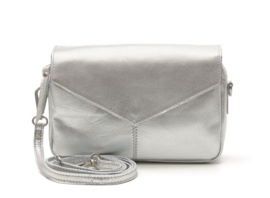 Chabo metallic tasje Romy. écht leer. Goud. Zilver of Koper.