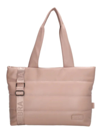 Zebra gewatteerde tas / shopper, leather-look. Groot model Evie. verschillende kleuren