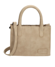 Kartel bag - mini tasje XXS van ZEBRA., suède touch. Versch kleuren.