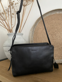 Bag2Bag schoudertas, Model Wells. 3 kleuren.