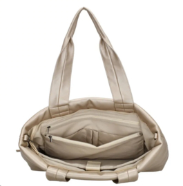 Zebra gewatteerde tas / shopper, leather-look. Groot model Evie. verschillende kleuren