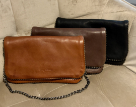 Bag2Bag tas, model Frost. Zwart, Cognac of  Dark Brown