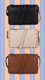 Bag2Bag, Tas met sier nestels, model Siena Verschillende kleuren