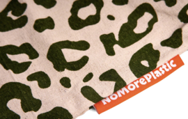 No More Plastic Bags Foundation. “Plastic soep is vies” shopper. Ecru - Groen.