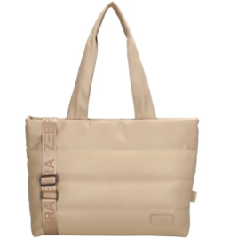 Zebra gewatteerde tas / shopper, leather-look. Groot model Evie. verschillende kleuren