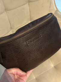 Bag 2 Bag  bum bag / heuptas  “ Verona “, écht leer. Dark Brown