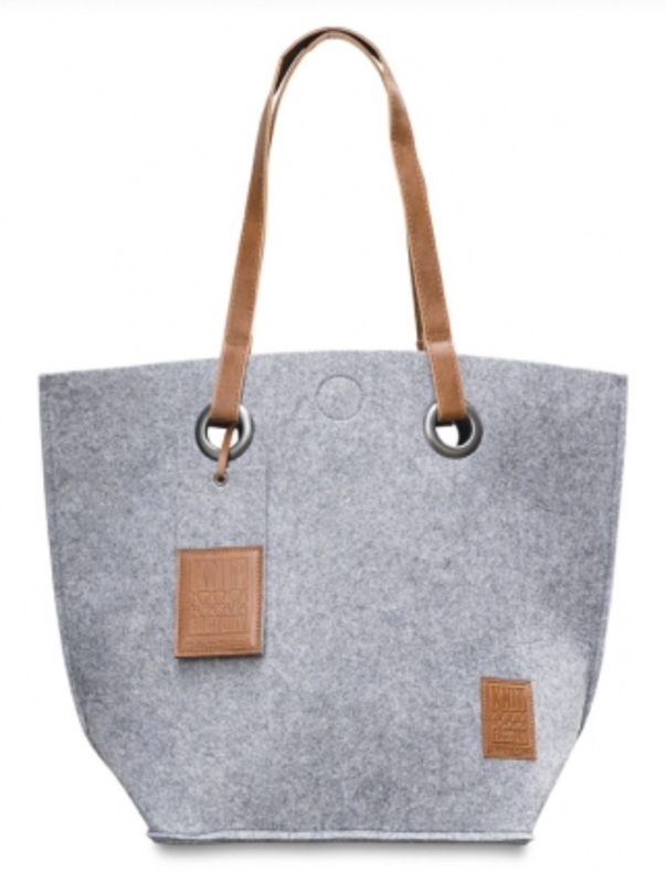 Verwonderend Grote vilten tas van het mooie merk Knit Factory. Lichtgrijs TD-77