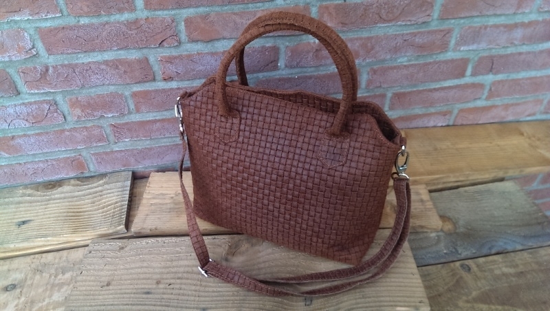 Ongekend Mooie bruin lederen tas | Leren Tassen | Love to Wear ! ZG-72