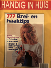 Tijdschriften | Haken & breien | Vintage |  Handig in huis: 777 brei- en haaktips  nr. 3