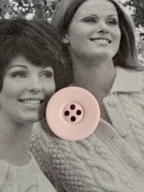 Ø 22 mm | Knopen | Roze | Effen - Union glanzende knoop