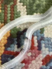 Transparant | Pailletten | Luneville | 4 mm - streng glimmend glas kleur, metaal, glimmende Haute Couture lovertjes Andrea Bilics Italiaans