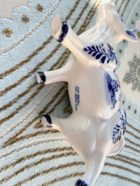 VERKOCHT | Delfts blauw | Delfts blauw koe keramiek 10 x 15 cm melkkan