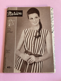 1962 | Marion naaipatronen maandblad | nr. 167, juni  1962  met radarblad jurken/kinderkleding