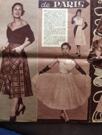 VERKOCHT | 1951 - La face a Main | vintage roddelblad, 10 februari 1951