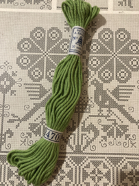 2470 LICHT GROEN katoen DMC borduurgaren Retors A Broder no 4 - 10 meter