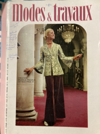 1973 | Modes & Travaux Magazine - N° 875 -  55e ANNEE DECEMBRE - stoelpatroon tapisserie