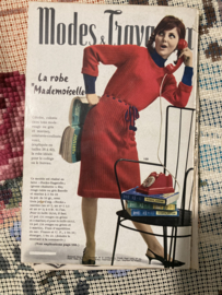1964 | Modes et Travaux - N° 758 - 46e Année FÉVRIER - met borduurpatronenblad